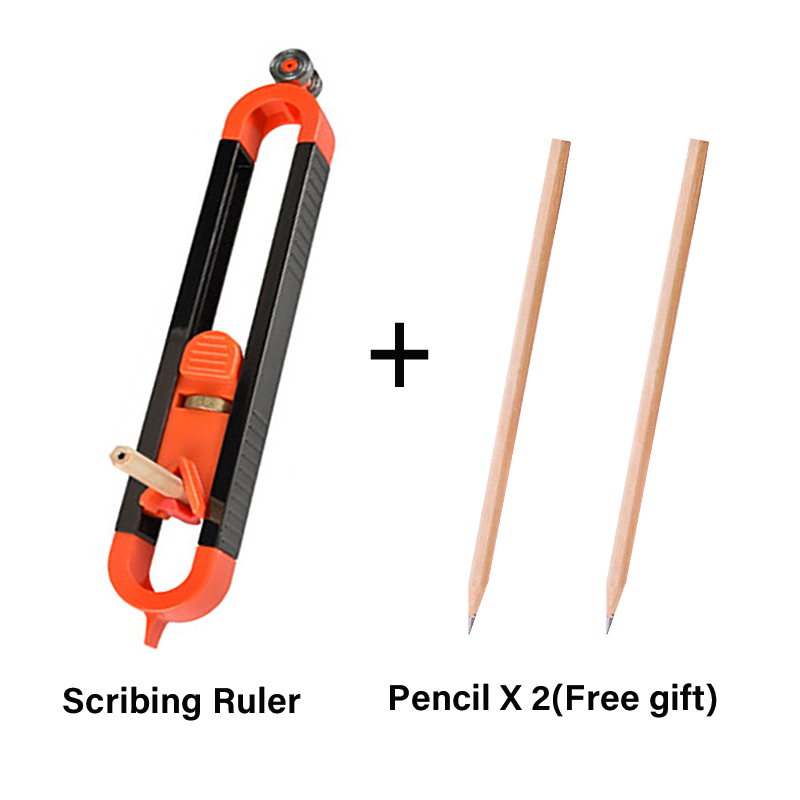 Regla de trazado de perfiles, herramienta de medici&oacute;n de contorno con bloqueo, herramienta de trazado preciso, duplicador de perfiles de medici&oacute;n de esquinas de bordes de carpinter&iacute;a
