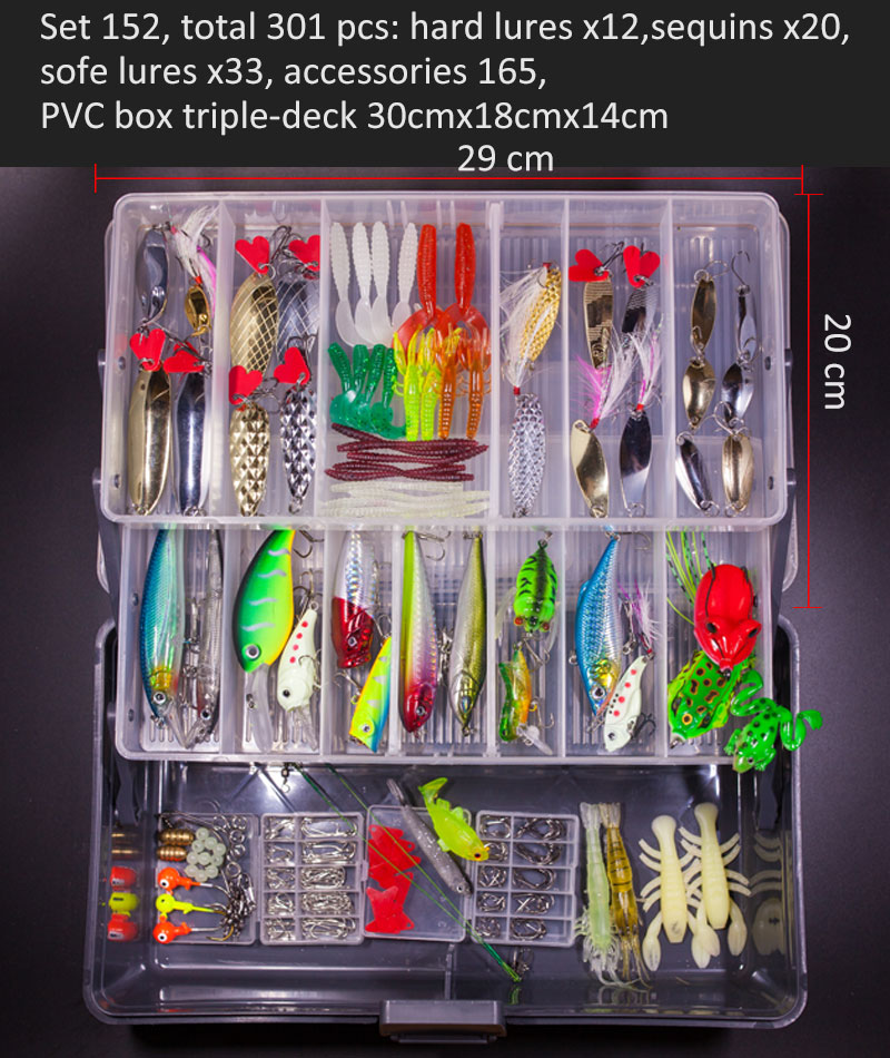 Conjunto de Señuelos de Pesca multicolores, Wobblers artificiales de colores mezclados, Kit de Señuelos de Pesca suaves, cebo de Metal de plástico, juego de aparejos de pesca Conjunto de Señuelos de Pesca multicolores, Wobblers artificiales de colores mezclados, Kit de Señuelos de Pesca suaves, cebo de Metal de plástico, juego de aparejos de pesca