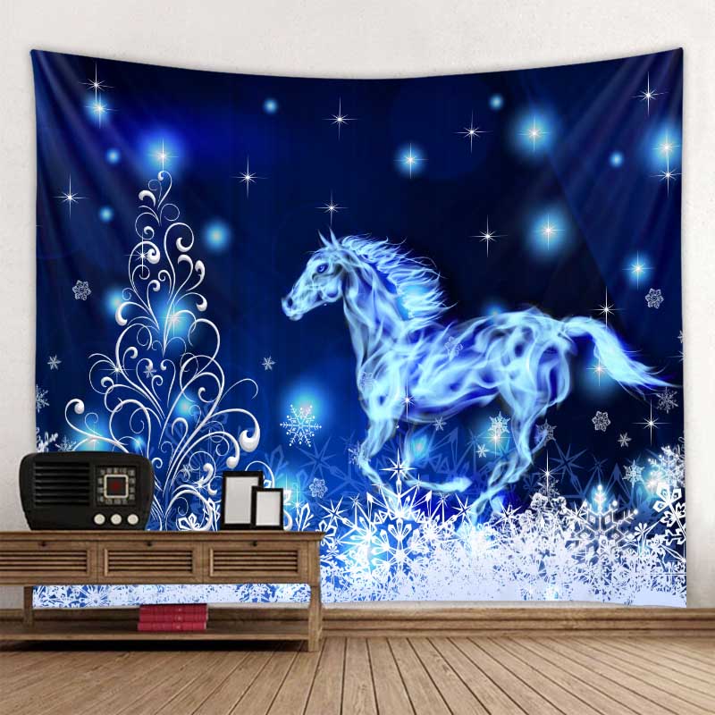 Tapiz navide&ntilde;o para colgar en la pared, decoraci&oacute;n navide&ntilde;a c&aacute;lida para el hogar, impresi&oacute;n de gran tama&ntilde;o