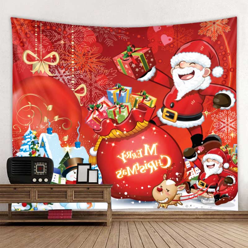 Tapiz navide&ntilde;o para colgar en la pared, decoraci&oacute;n navide&ntilde;a c&aacute;lida para el hogar, impresi&oacute;n de gran tama&ntilde;o