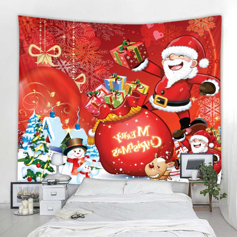 Tapiz navide&ntilde;o para colgar en la pared, decoraci&oacute;n navide&ntilde;a c&aacute;lida para el hogar, impresi&oacute;n de gran tama&ntilde;o