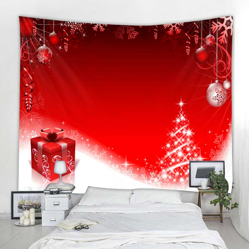 Tapiz navide&ntilde;o para colgar en la pared, decoraci&oacute;n navide&ntilde;a c&aacute;lida para el hogar, impresi&oacute;n de gran tama&ntilde;o