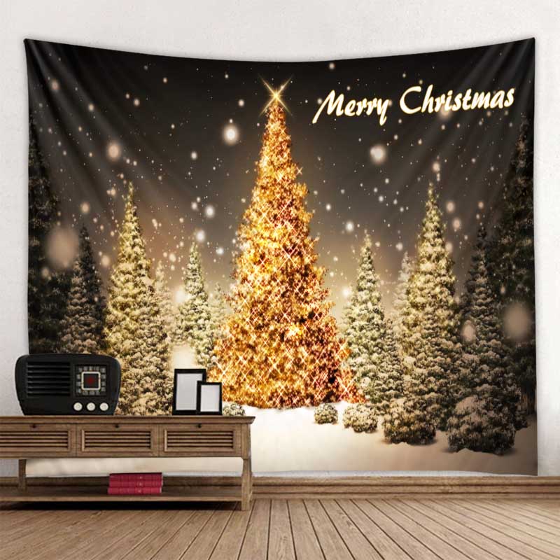 Tapiz navide&ntilde;o para colgar en la pared, decoraci&oacute;n navide&ntilde;a c&aacute;lida para el hogar, impresi&oacute;n de gran tama&ntilde;o