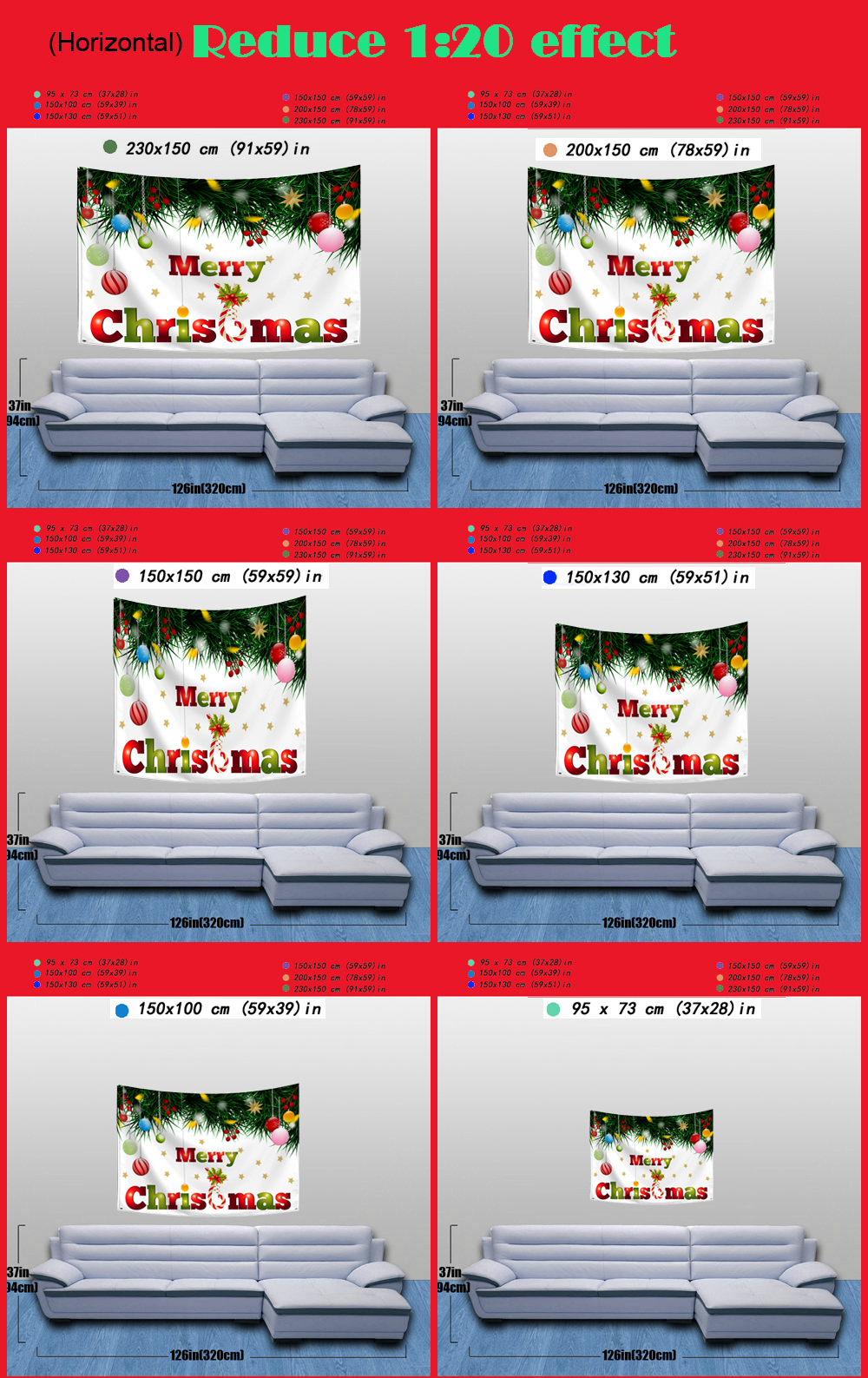 Tapiz de Feliz Navidad, copos de nieve, Pap&aacute; Noel, manta de tela colgante de noche de invierno, regalos, decoraciones de pared de Navidad para el hogar