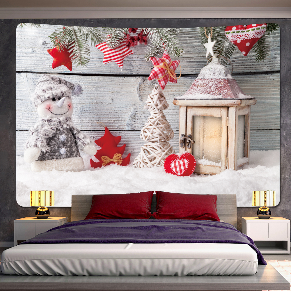 Tapices de &aacute;rbol de Navidad, decoraci&oacute;n art&iacute;stica para el hogar, hipop&oacute;tamo decorativo bohemio, colchones para dormitorio de Navidad