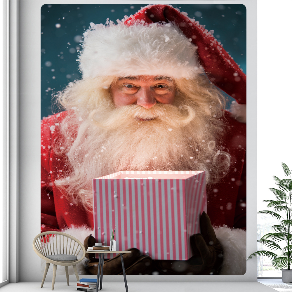 Tapices de &aacute;rbol de Navidad, decoraci&oacute;n art&iacute;stica para el hogar, hipop&oacute;tamo decorativo bohemio, colchones para dormitorio de Navidad