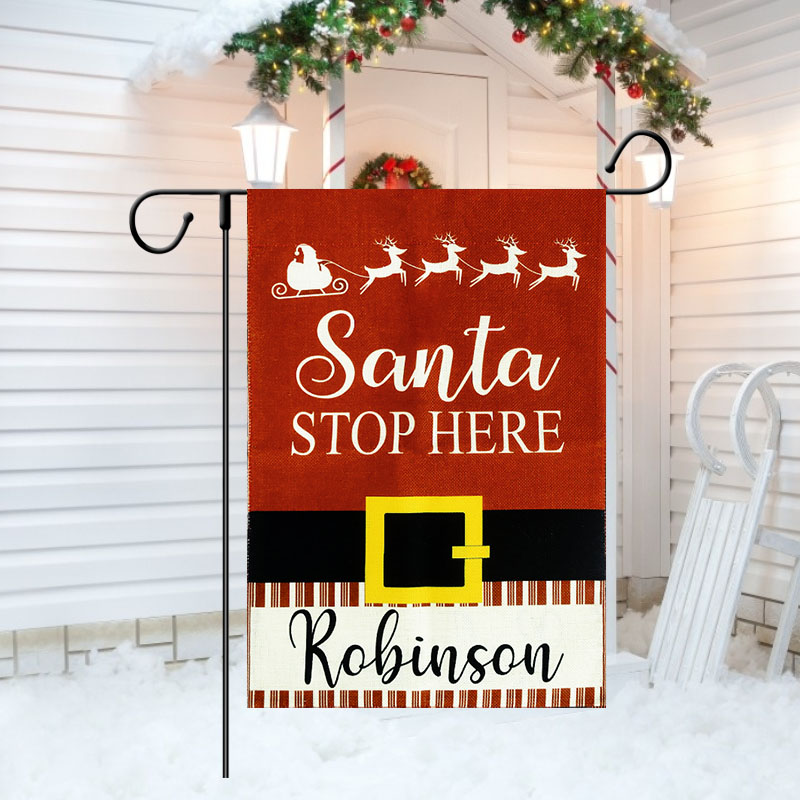 Bandera de jard&iacute;n de Feliz Navidad, adorno colgante para puerta de porche, decoraciones navide&ntilde;as para el hogar, Navidad, A&ntilde;o Nuevo, 2022