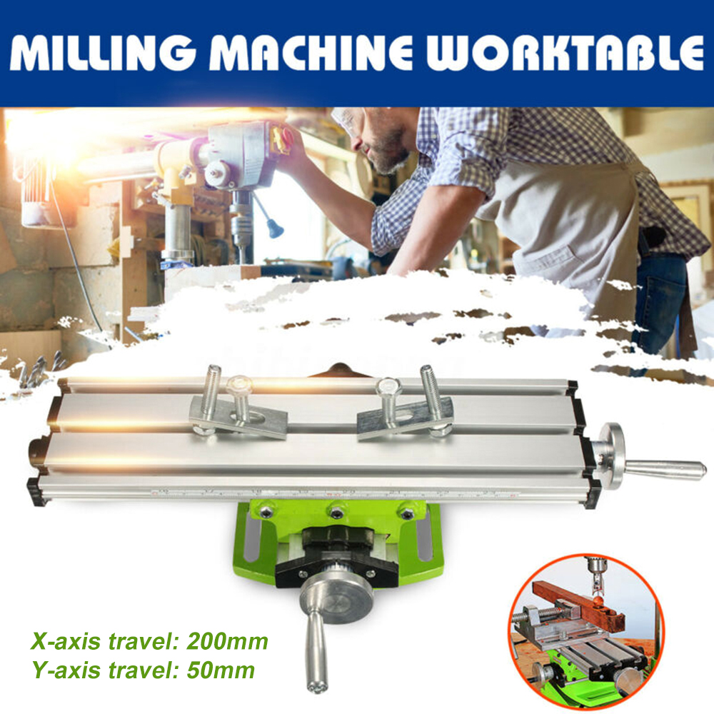 Mesa de Trabajo multifuncional, tornillo de banco, accesorio de taladro de fresado, mesa de coordenadas X e Y de ajuste para Mini Taladro Mesa de Trabajo multifuncional, tornillo de banco, accesorio de taladro de fresado, mesa de coordenadas X e Y de ajuste para Mini Taladro