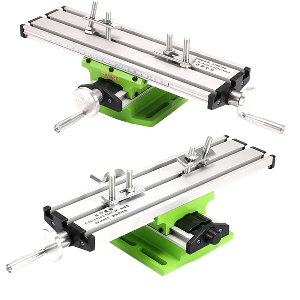 Mesa de Trabajo multifuncional, tornillo de banco, accesorio de taladro de fresado, mesa de coordenadas X e Y de ajuste para Mini Taladro Mesa de Trabajo multifuncional, tornillo de banco, accesorio de taladro de fresado, mesa de coordenadas X e Y de ajuste para Mini Taladro