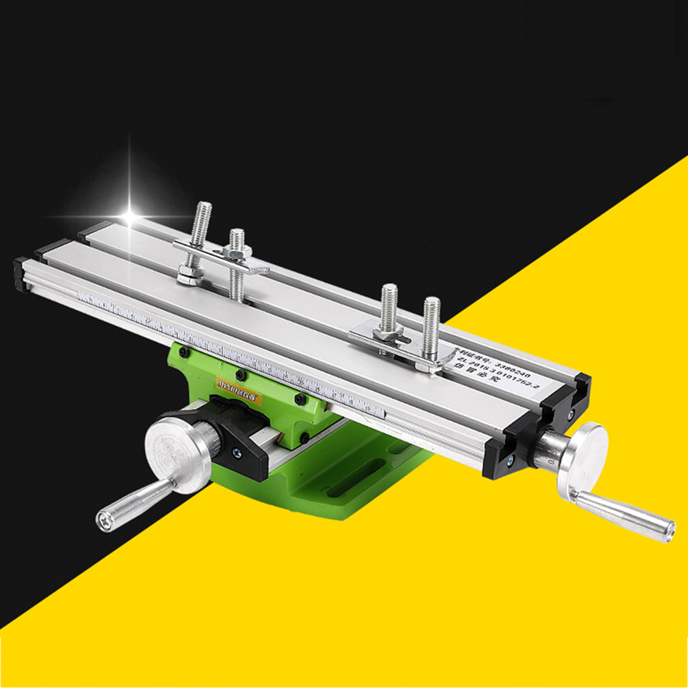 Mesa de Trabajo multifuncional, tornillo de banco, accesorio de taladro de fresado, mesa de coordenadas X e Y de ajuste para Mini Taladro Mesa de Trabajo multifuncional, tornillo de banco, accesorio de taladro de fresado, mesa de coordenadas X e Y de ajuste para Mini Taladro