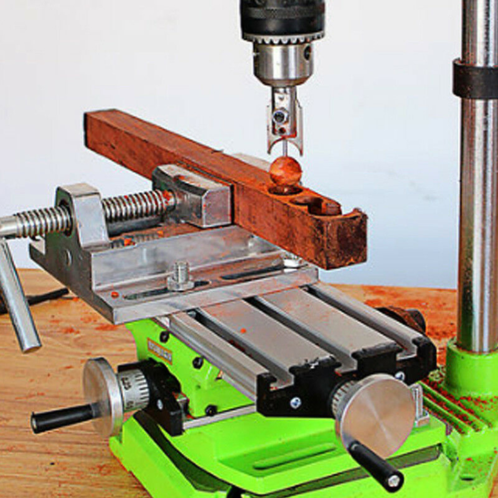 Mesa de Trabajo multifuncional, tornillo de banco, accesorio de taladro de fresado, mesa de coordenadas X e Y de ajuste para Mini Taladro Mesa de Trabajo multifuncional, tornillo de banco, accesorio de taladro de fresado, mesa de coordenadas X e Y de ajuste para Mini Taladro