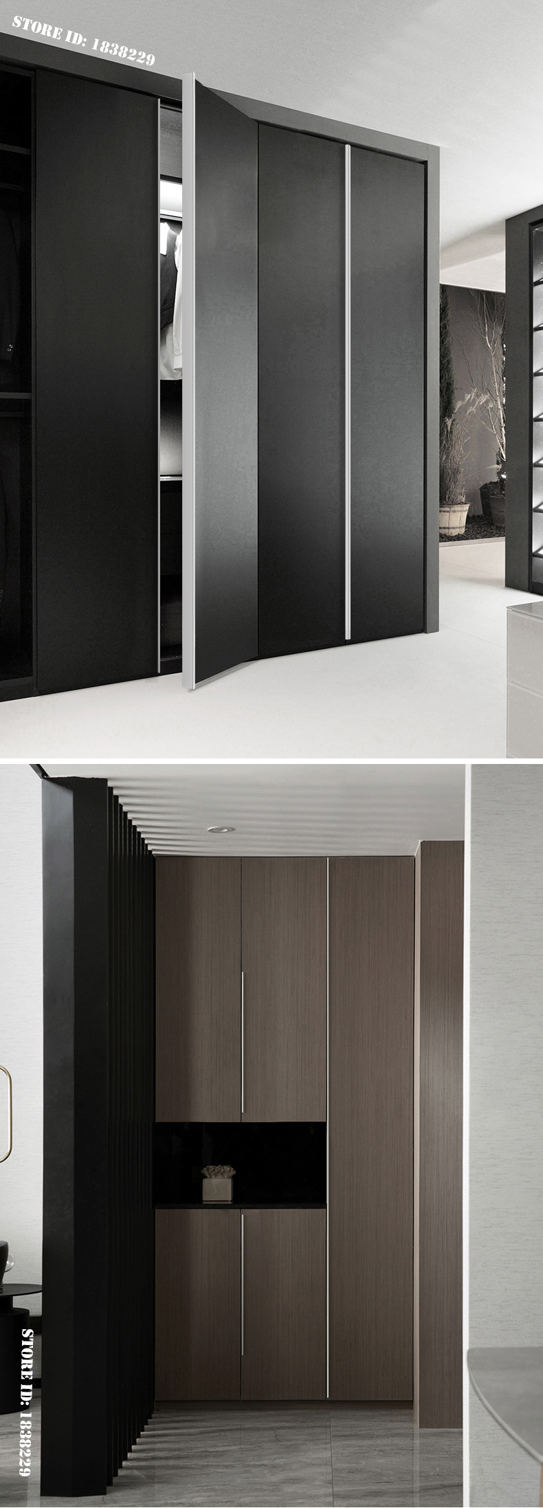 KAK-tiradores de armario ocultos, pomos de caj&oacute;n, tiradores de muebles largos personalizables de aleaci&oacute;n de aluminio, herrajes para puertas de cocina, tiradores para armarios y cajones