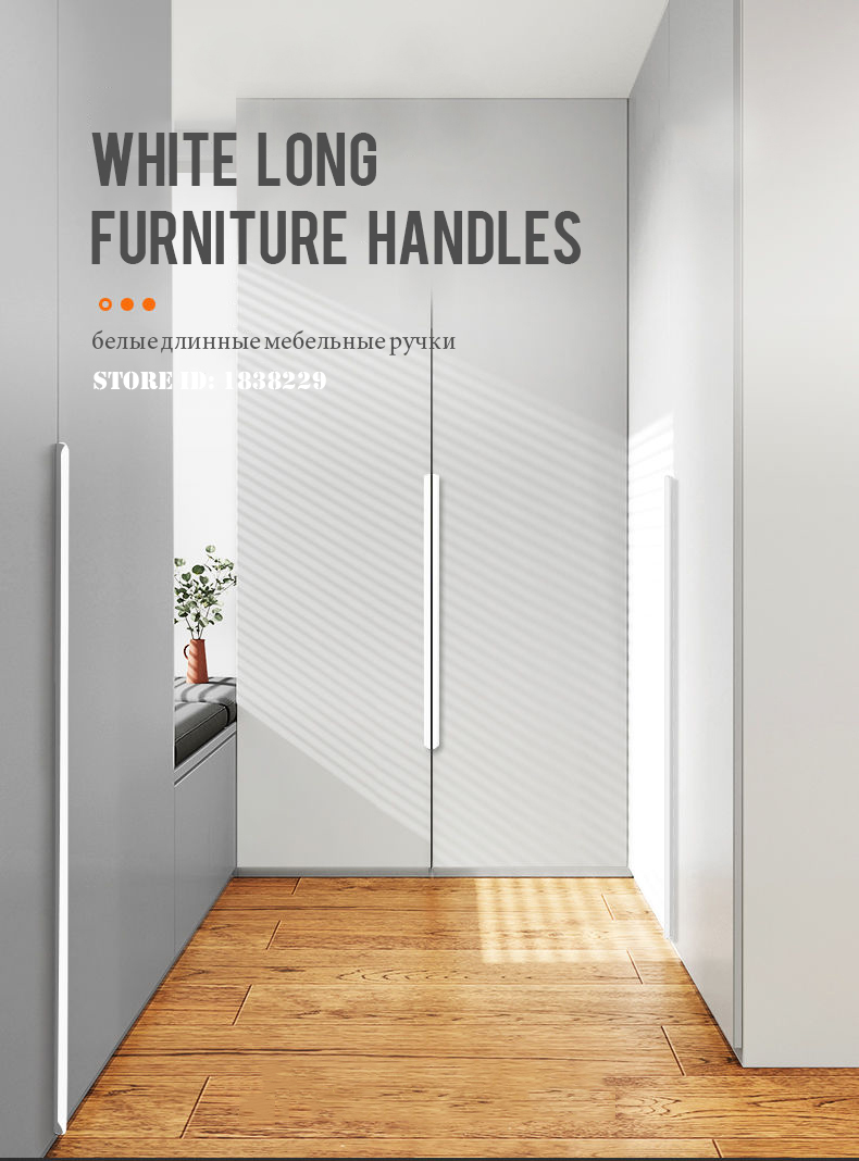 KAK-tiradores de armario ocultos, pomos de caj&oacute;n, tiradores de muebles largos personalizables de aleaci&oacute;n de aluminio, herrajes para puertas de cocina, tiradores para armarios y cajones