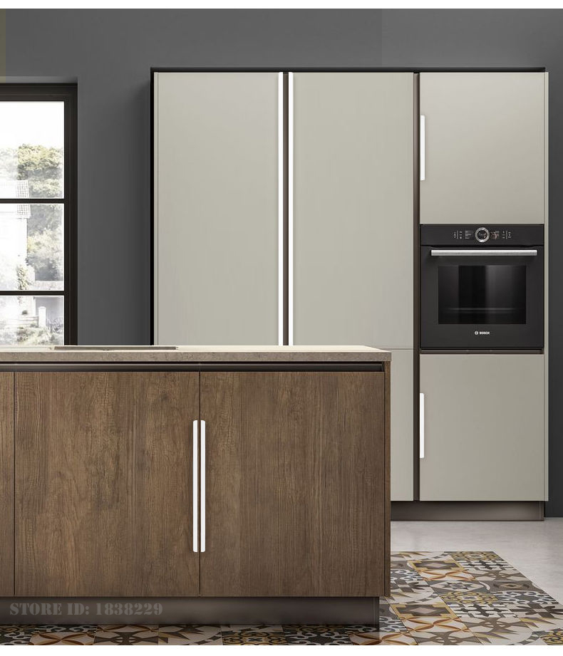 KAK-tiradores de armario ocultos, pomos de caj&oacute;n, tiradores de muebles largos personalizables de aleaci&oacute;n de aluminio, herrajes para puertas de cocina, tiradores para armarios y cajones