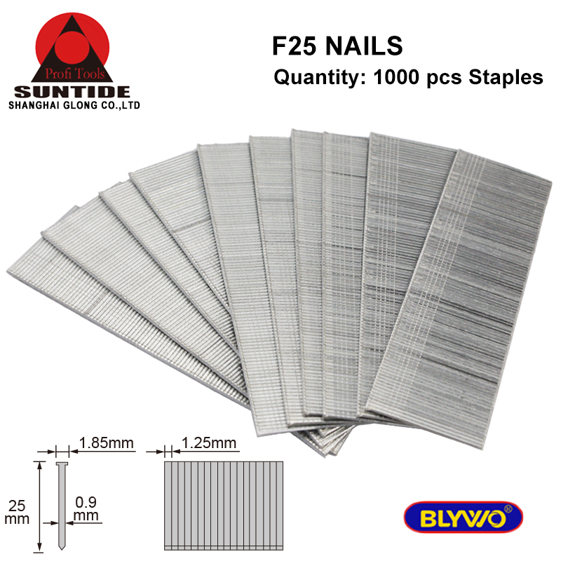 Grapas en forma de T de calibre 18, clavos tipo Ga18 para pistola grapadora, muebles de madera, accesorios para carpinter&iacute;a, 1000 piezas
