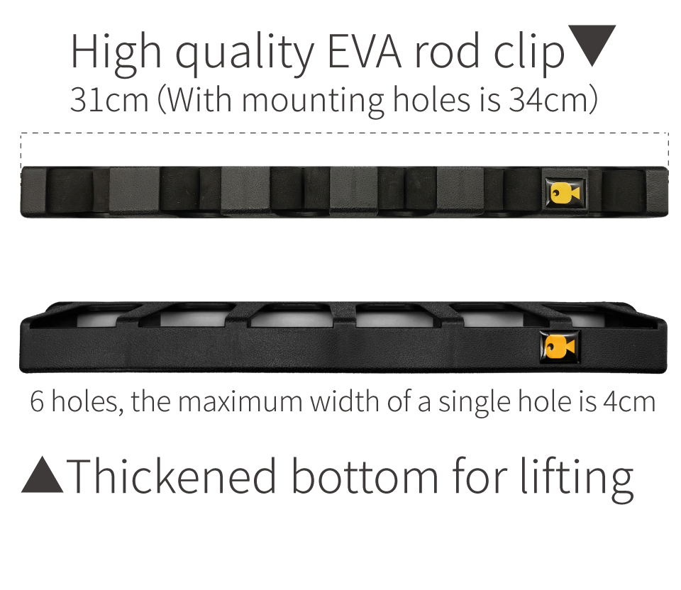 LUREHOLIC-estante Vertical para ca&ntilde;a de pescar, soporte Modular de pared para garaje, 6 varillas