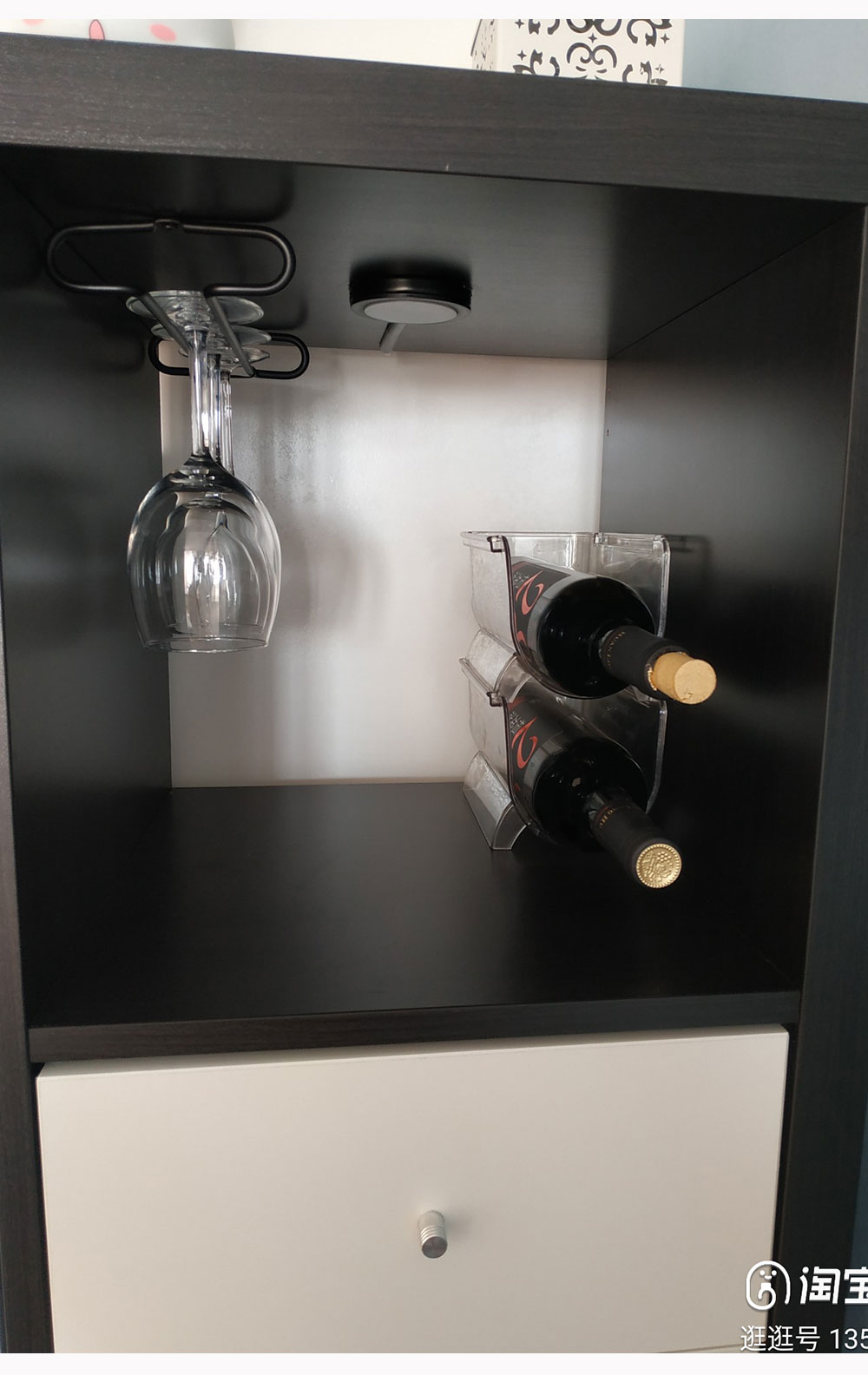 Soporte para copas de vino, estante colgante para barman debajo del gabinete, organizador de copas, barra de hierro, herramienta para acabado de copas