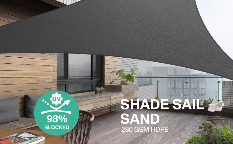 Toldo de vela resistente al agua, cubierta Trilateral/triangular, 5x5x5M/2x2x2M, para jard&iacute;n, patio, coche, sombrilla, tela, Red de verano