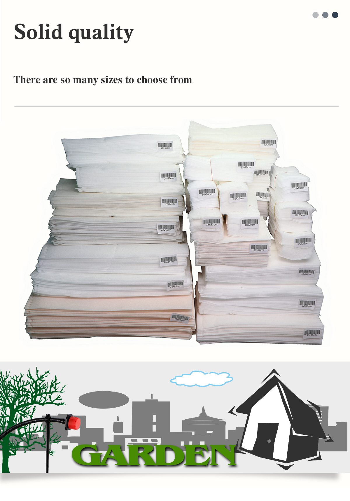 Bolsas biodegradables para plantas, macetas ecol&oacute;gicas de tela no tejida con ventilaci&oacute;n, cultivo en vivero o en jard&iacute;n