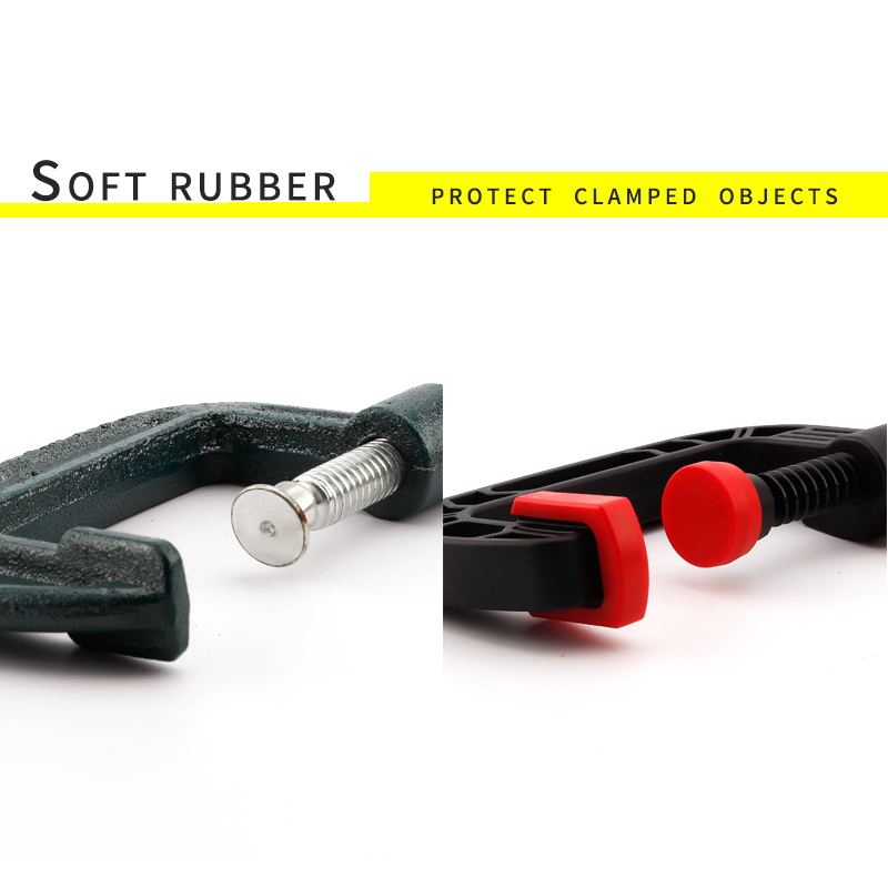 Abrazadera de liberaci&oacute;n r&aacute;pida para trabajo de madera, herramientas de pl&aacute;stico G, abrazadera c de 2 "y 3"