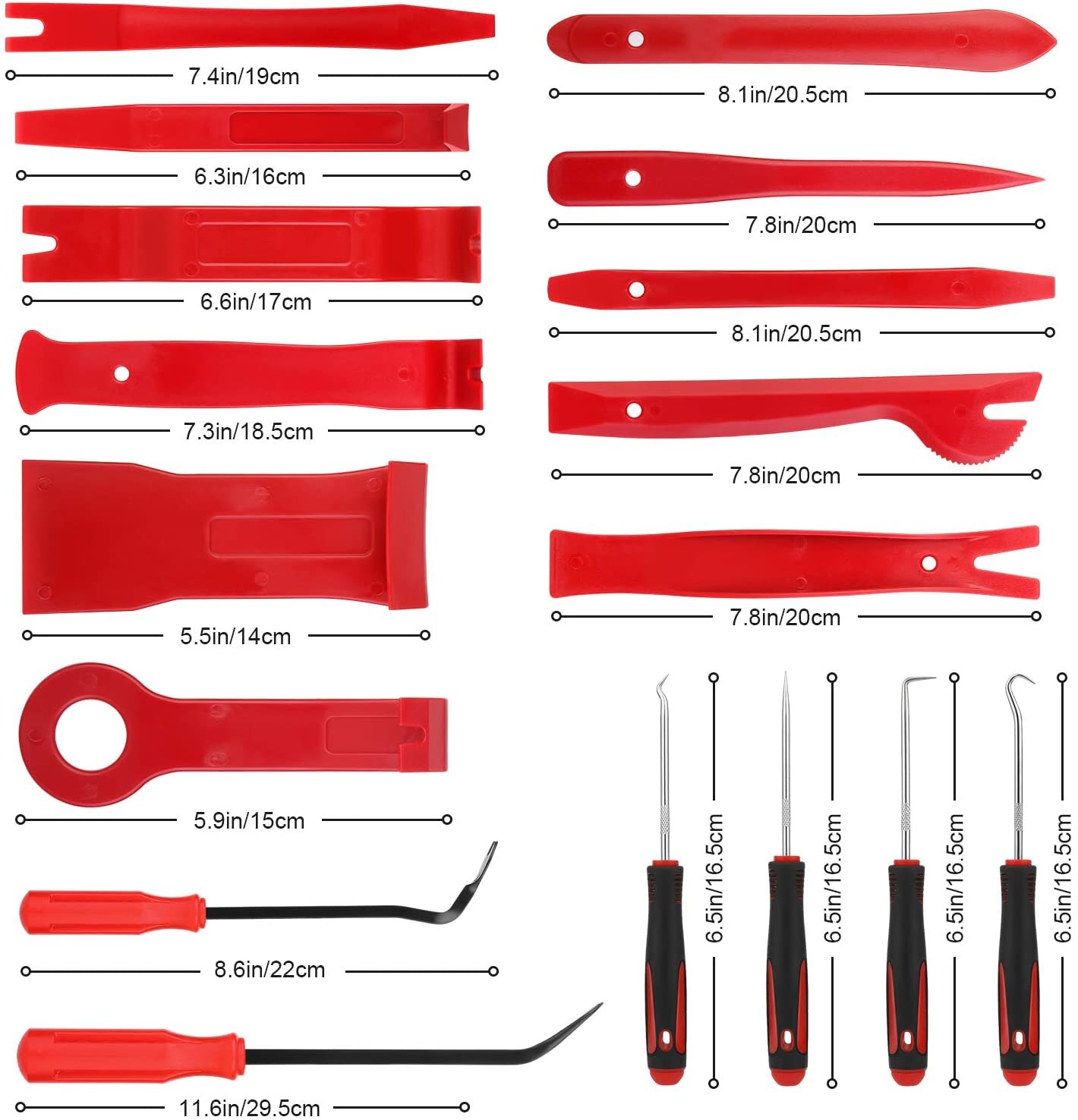 Kit de desmontaje Interior de coche, herramienta de extracción de molduras de plástico, extractor de clips de coche, Panel de herramientas para embellecedor automático, bricolaje Kit de desmontaje Interior de coche, herramienta de extracción de molduras de plástico, extractor de clips de coche, Panel de herramientas para embellecedor automático, bricolaje