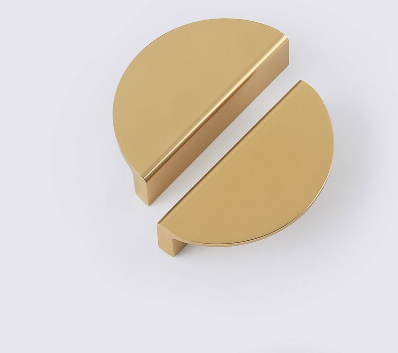 WV-tiradores de gabinete ocultos americanos, tiradores de aleaci&oacute;n de aluminio negro dorado para armario de cocina, perilla de caj&oacute;n, manija de muebles de puerta, Hardware