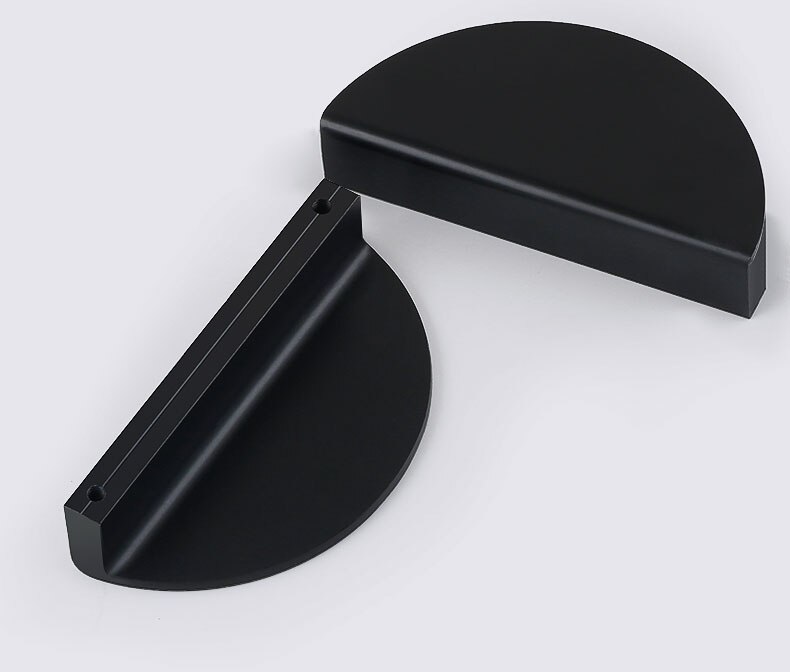 WV-tiradores de gabinete ocultos americanos, tiradores de aleaci&oacute;n de aluminio negro dorado para armario de cocina, perilla de caj&oacute;n, manija de muebles de puerta, Hardware