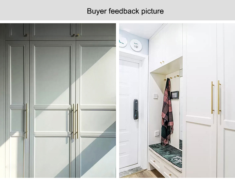 Tiradores dorados de lat&oacute;n macizo D12mm para muebles, manijas para cajones, cajones, barras en T, utensilios de cocina, 20"