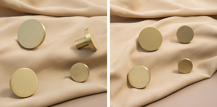 Tiradores dorados de lat&oacute;n macizo D12mm para muebles, manijas para cajones, cajones, barras en T, utensilios de cocina, 20"