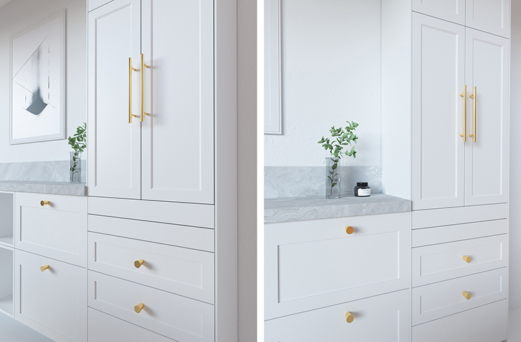 Tiradores dorados de lat&oacute;n macizo D12mm para muebles, manijas para cajones, cajones, barras en T, utensilios de cocina, 20"