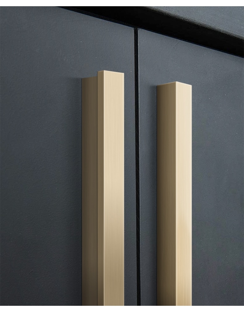 WV-Tiradores estilo americano para puertas de armario, barras largas en forma de T, 1200mm de longitud, colores disponibles plateado, dorado y aluminio, ideal para muebles de habitaci&oacute;n
