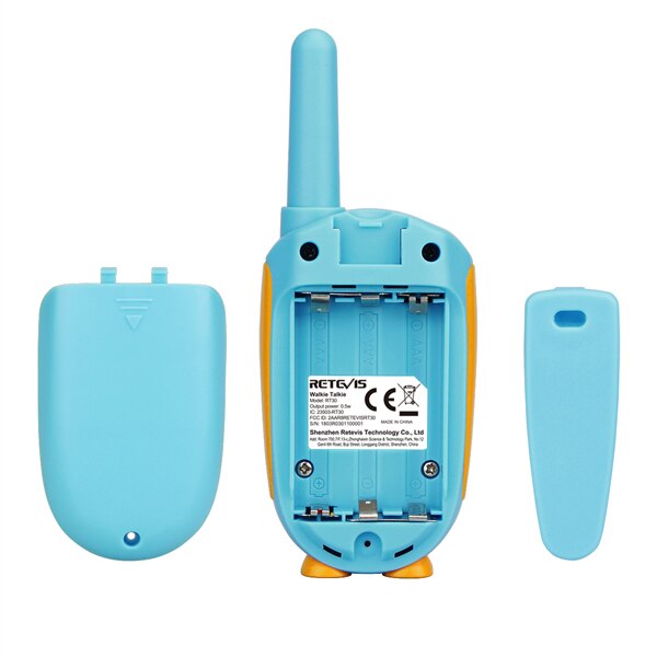 Retevis-walkie-talkie RT30 para ni&ntilde;os, juguete de radio infantil de b&uacute;ho de dibujos animados, regalo de cumplea&ntilde;os y Navidad, 2 unidades