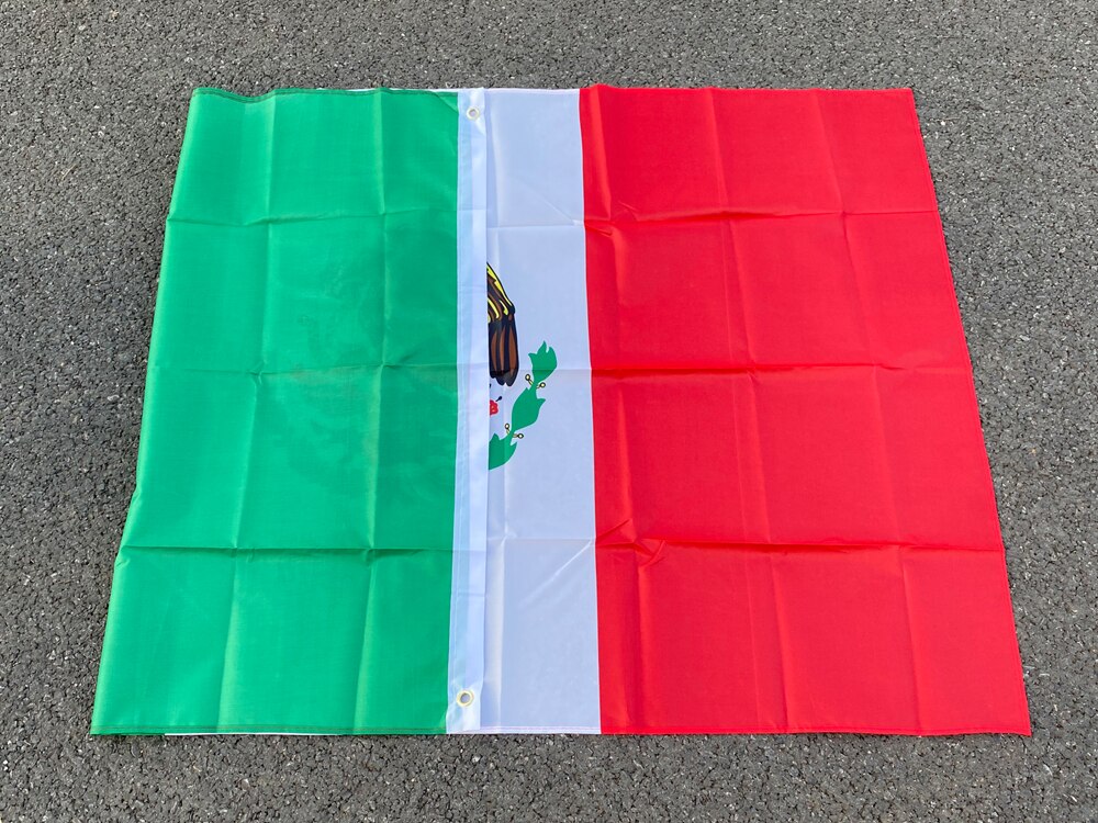 Aerlxemrbrae-Bandera de la naci&oacute;n de M&eacute;xico, decoraci&oacute;n del hogar, poli&eacute;ster al aire libre, nueva, 3x5 pies