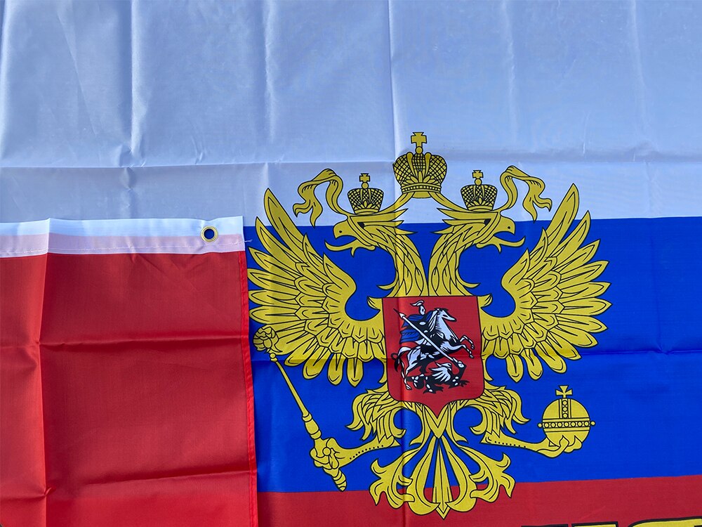 Bandera colgante de Rusia, 3 pies x 5 pies, Rusia, Mosc&uacute;, bandera comunista, Imperio Ruso, Bandera de Presidente Imperial