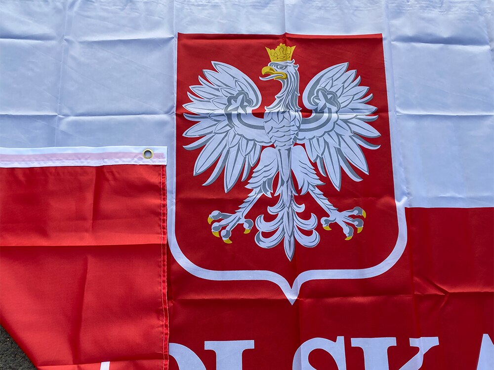 Aerlxemrbrae-Bandera Nacional de Polonia para decoraci&oacute;n del hogar, 90x150cm