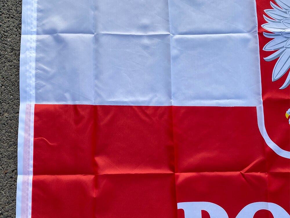Aerlxemrbrae-Bandera Nacional de Polonia para decoraci&oacute;n del hogar, 90x150cm