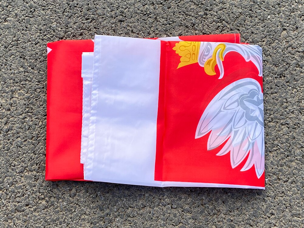 Aerlxemrbrae-Bandera Nacional de Polonia para decoraci&oacute;n del hogar, 90x150cm