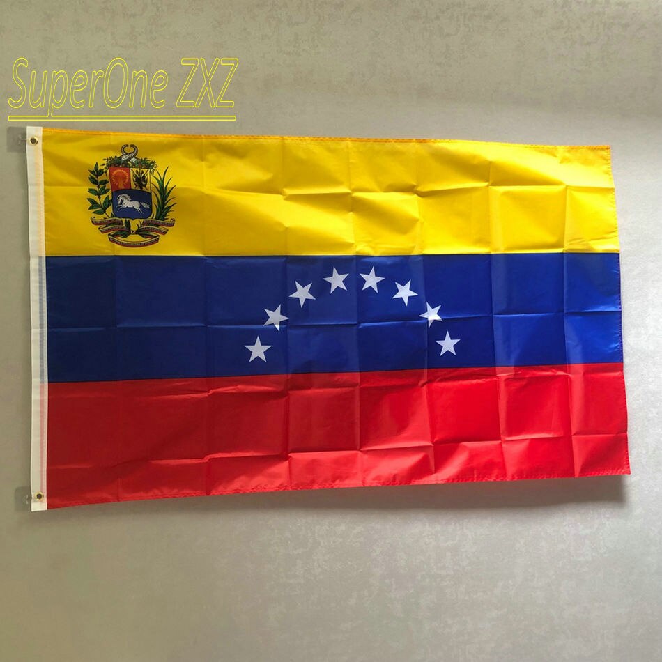ZXZ-Bandera Nacional de VENEZUELA para decoraci&oacute;n, 90x150cm, 8 estrellas, nueva, ve ven, env&iacute;o gratis