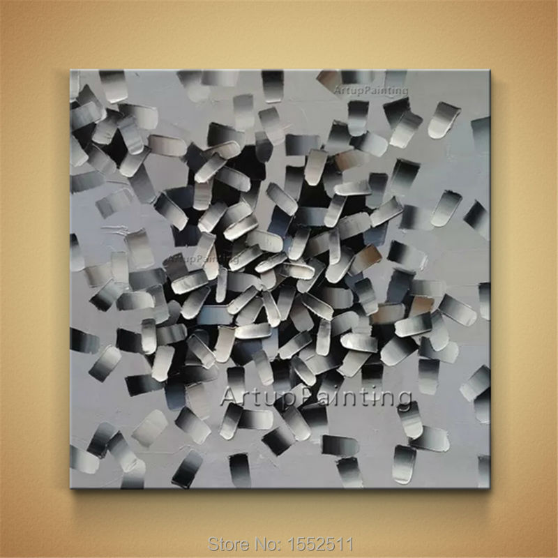 Arte de pared pintado a mano, decoraci&oacute;n abstracta moderna del hogar, pintura al &oacute;leo sobre lienzo, im&aacute;genes de pared para sala de estar, cuadros, quadros 3