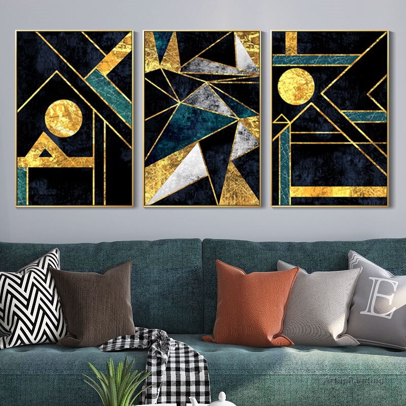Lienzo acr&iacute;lico original pintado a mano, pintura al &oacute;leo abstracta, im&aacute;genes art&iacute;sticas de pared para sala de estar, cuadros abstractos, decoraci&oacute;n