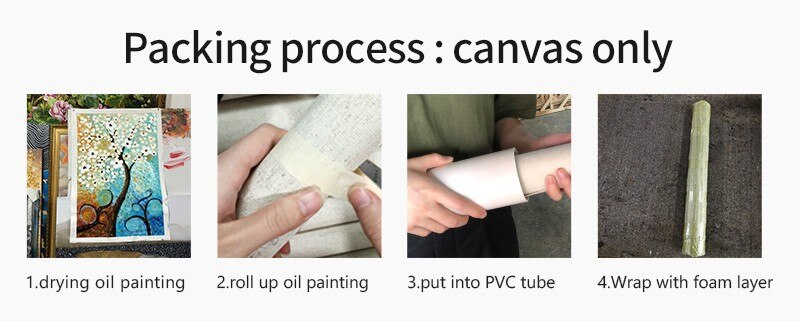 Lienzo de bote pintado a mano, pintura al &oacute;leo, im&aacute;genes de pared para decoraci&oacute;n para las paredes del sal&oacute;n, arte, paleta de pintura, cuchillo, bote 41