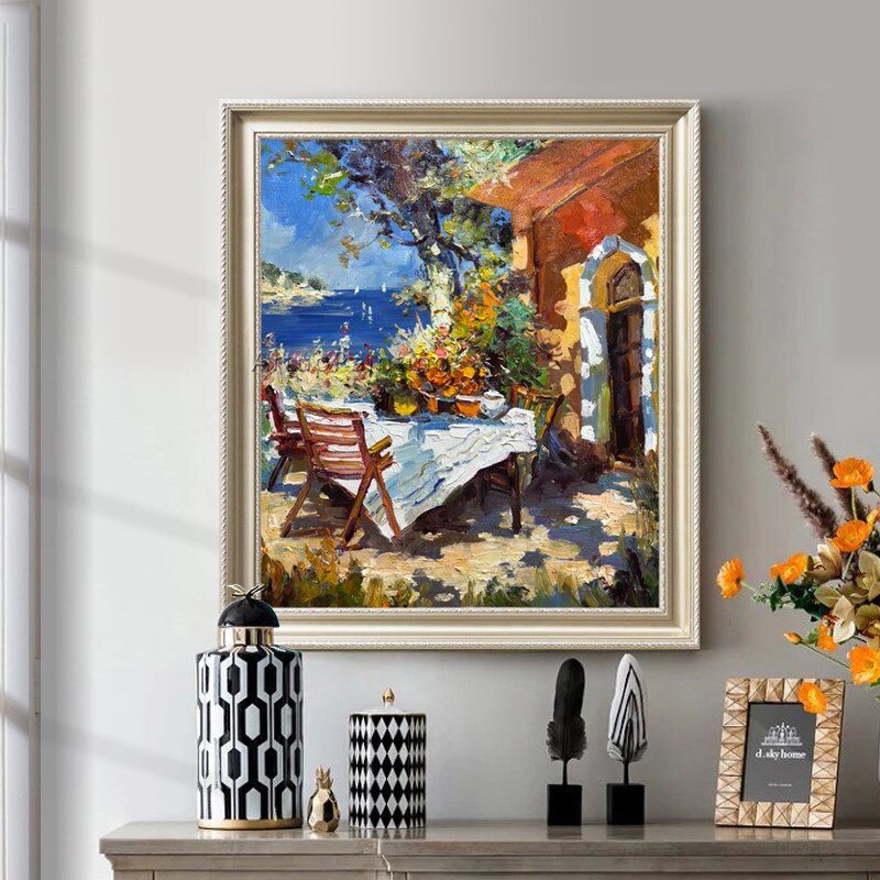 Venice Italy landscape oil painting Canvas painting wall art pictures for living room home decor quadros caudros decoracion008