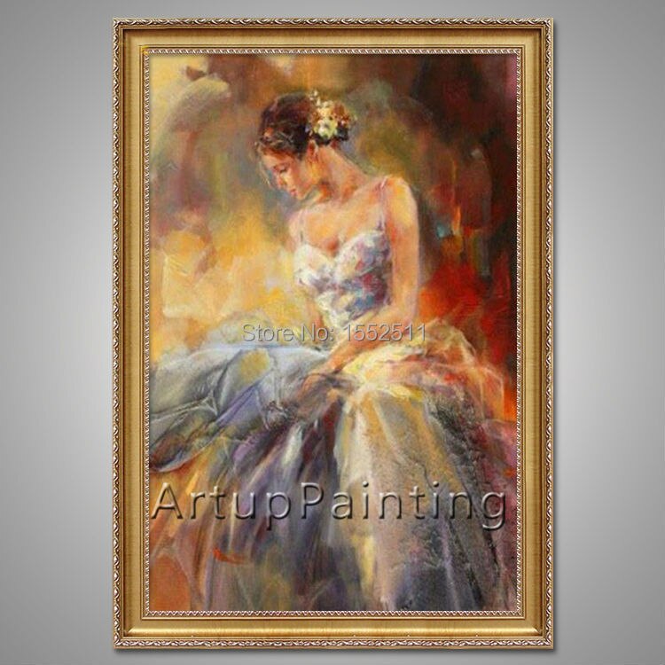Spanish Flamenco Dancer painting latina woman Oil painting on canvas hight Quality Hand-painted Painting latina 16