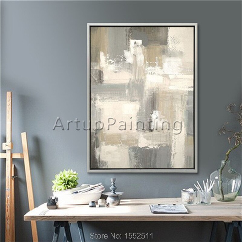 Modern abstract beautiful Colour oil painting Hand painted canvas painting the sitting room decorative oil painting 4