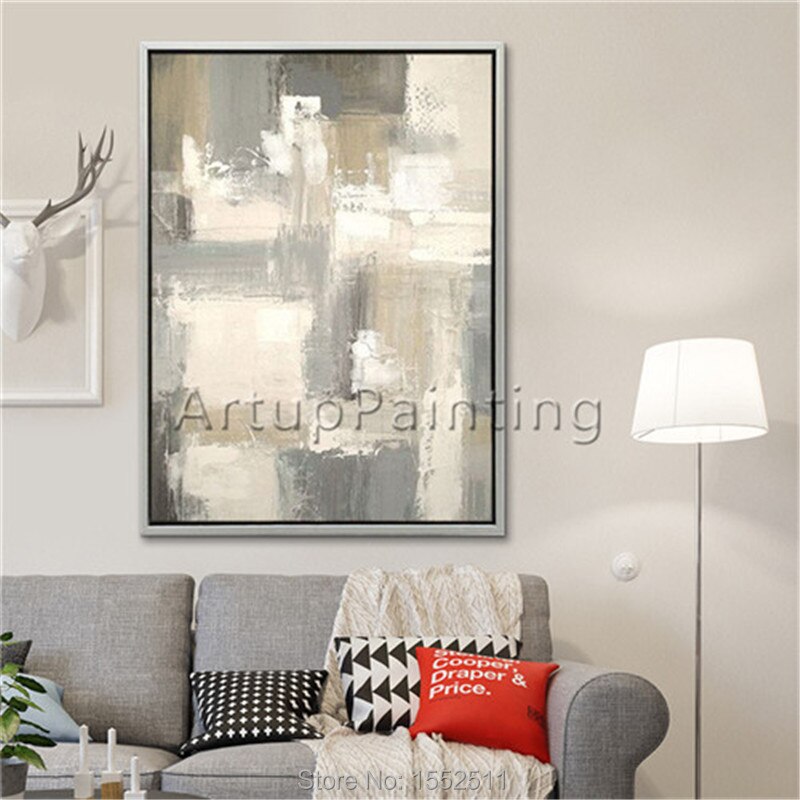 Modern abstract beautiful Colour oil painting Hand painted canvas painting the sitting room decorative oil painting 4