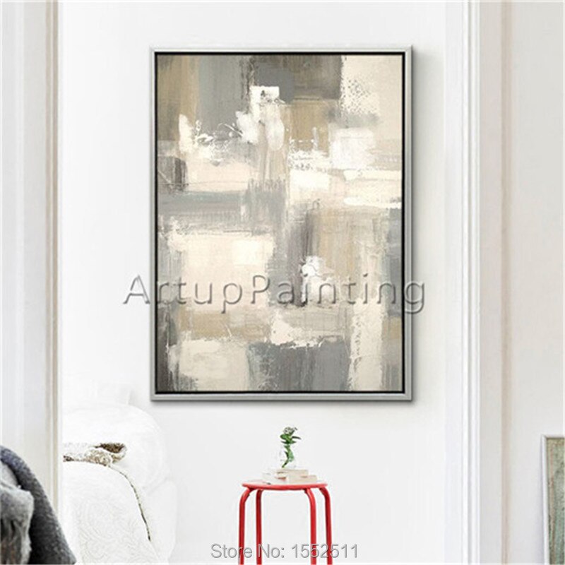 Modern abstract beautiful Colour oil painting Hand painted canvas painting the sitting room decorative oil painting 4