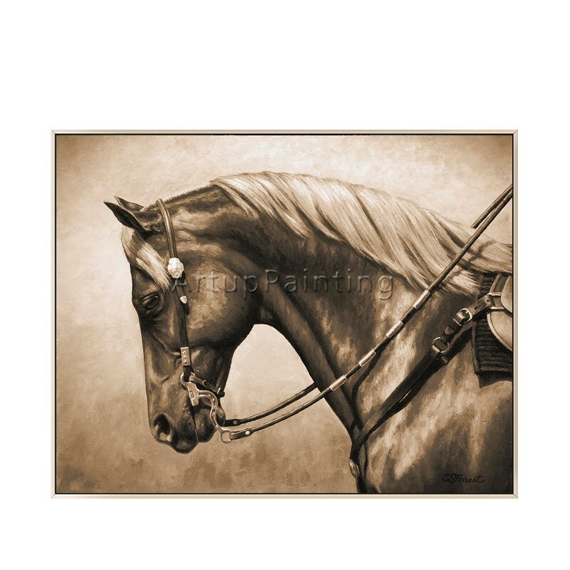 Canvas painting Acrylic Animal painting caudros decroracion abstract horse Wall Art Pictures for living room home decor quadros9