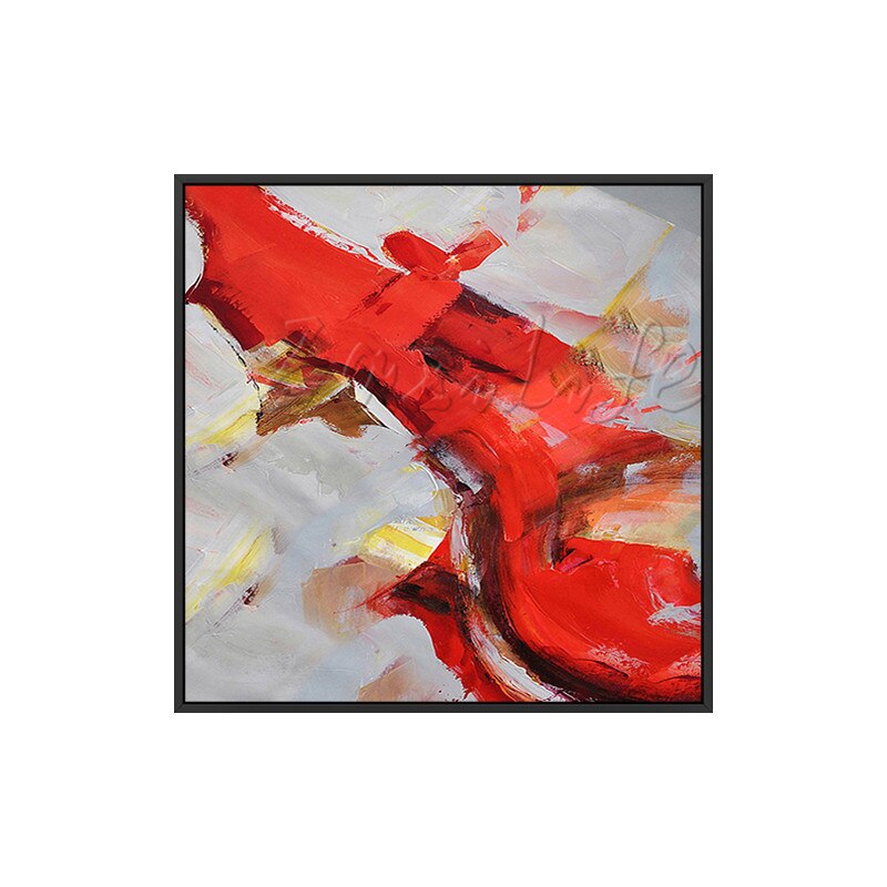 Hand painted canvas oil paintings Cheap large modern abstract cuadros Home decor Canvas quadro wall Art pictures 000037