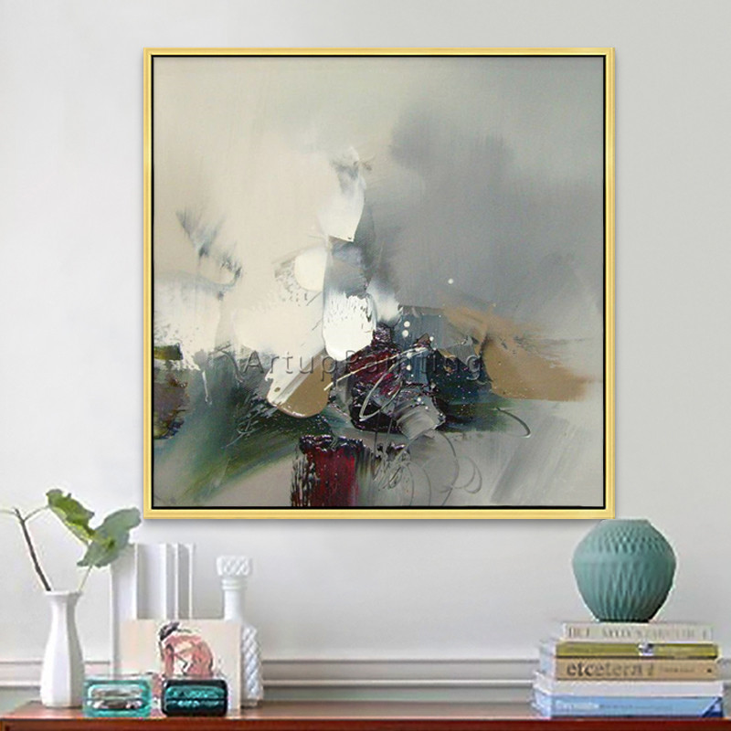 Pintura abstracta de estilo n&oacute;rdico sobre lienzo, cuadros de decoraci&oacute;n de pared para sala de estar, arte de pared, cuadros de textura gruesa