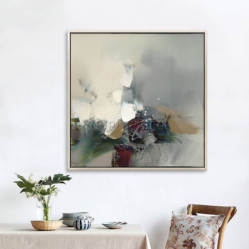 Pintura abstracta de estilo n&oacute;rdico sobre lienzo, cuadros de decoraci&oacute;n de pared para sala de estar, arte de pared, cuadros de textura gruesa